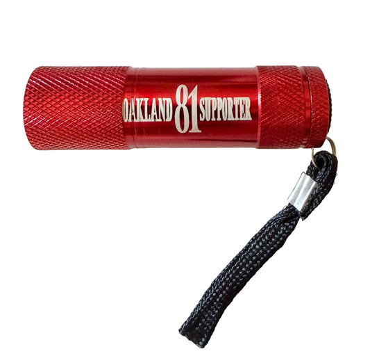 Oakland 81 Supporter- mini pocket flashlight