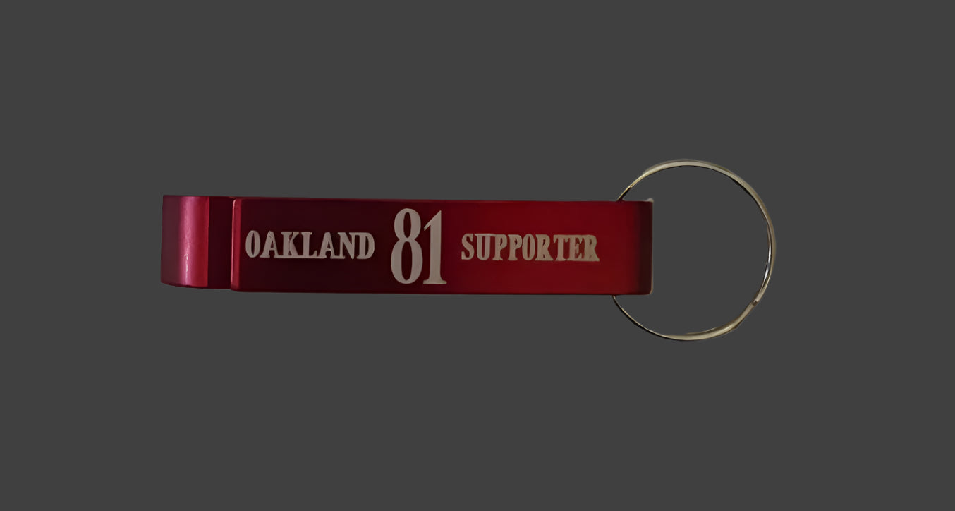 Support Oakland Bottle Opener Keychains- (3 Options)