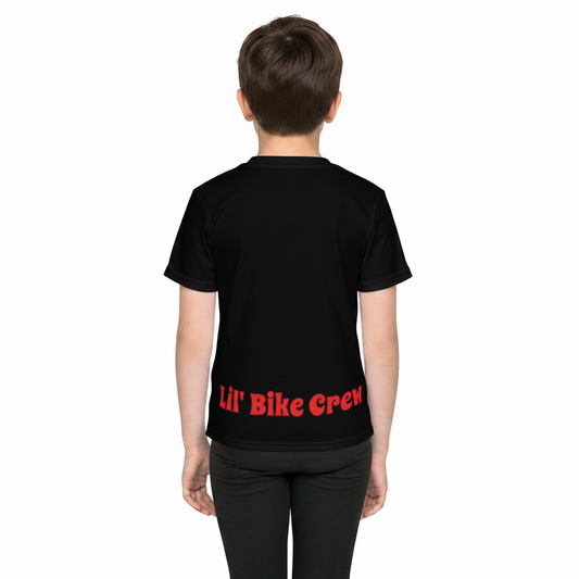 Lil' Bike Crew-Kids crew neck t-shirt