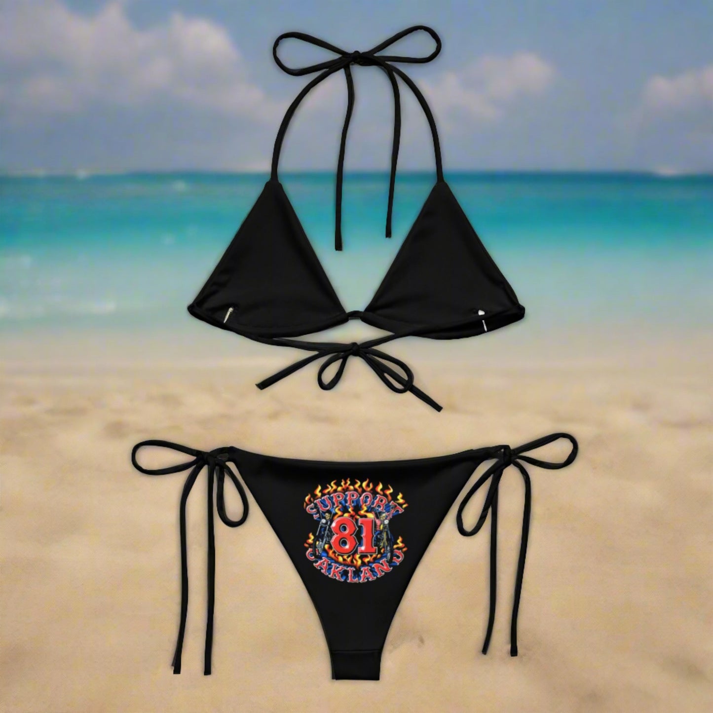 Support 81 Oakland - Recycled String Bikini
