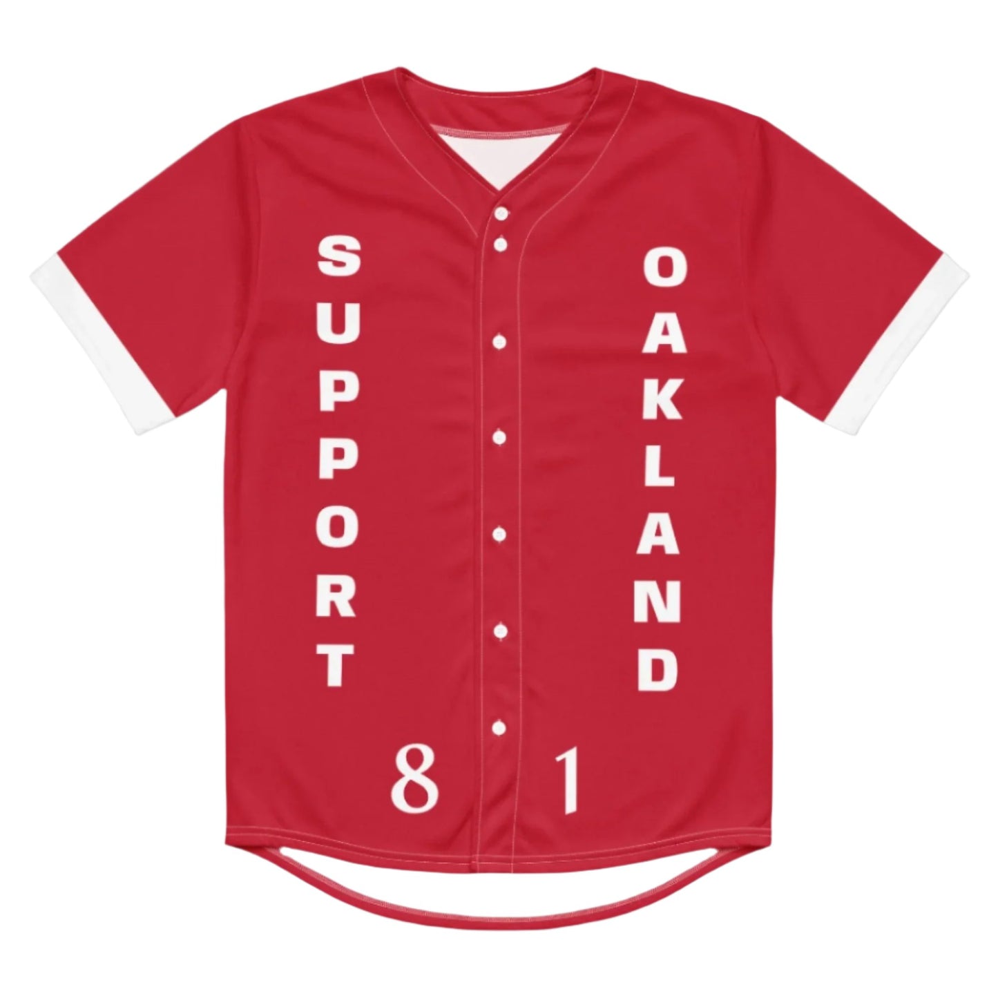 Support 81 Oakland - baseball jersey
