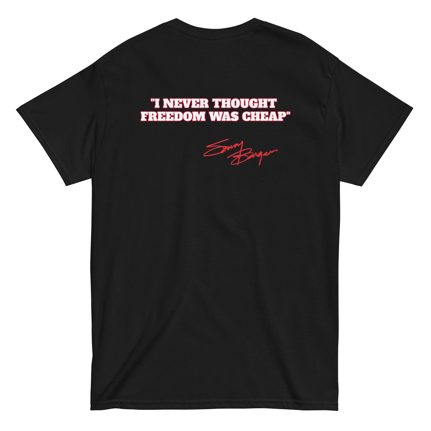 Free Sonny Barger/Never Thought Freedom was Cheap-Men's classic tee ®
