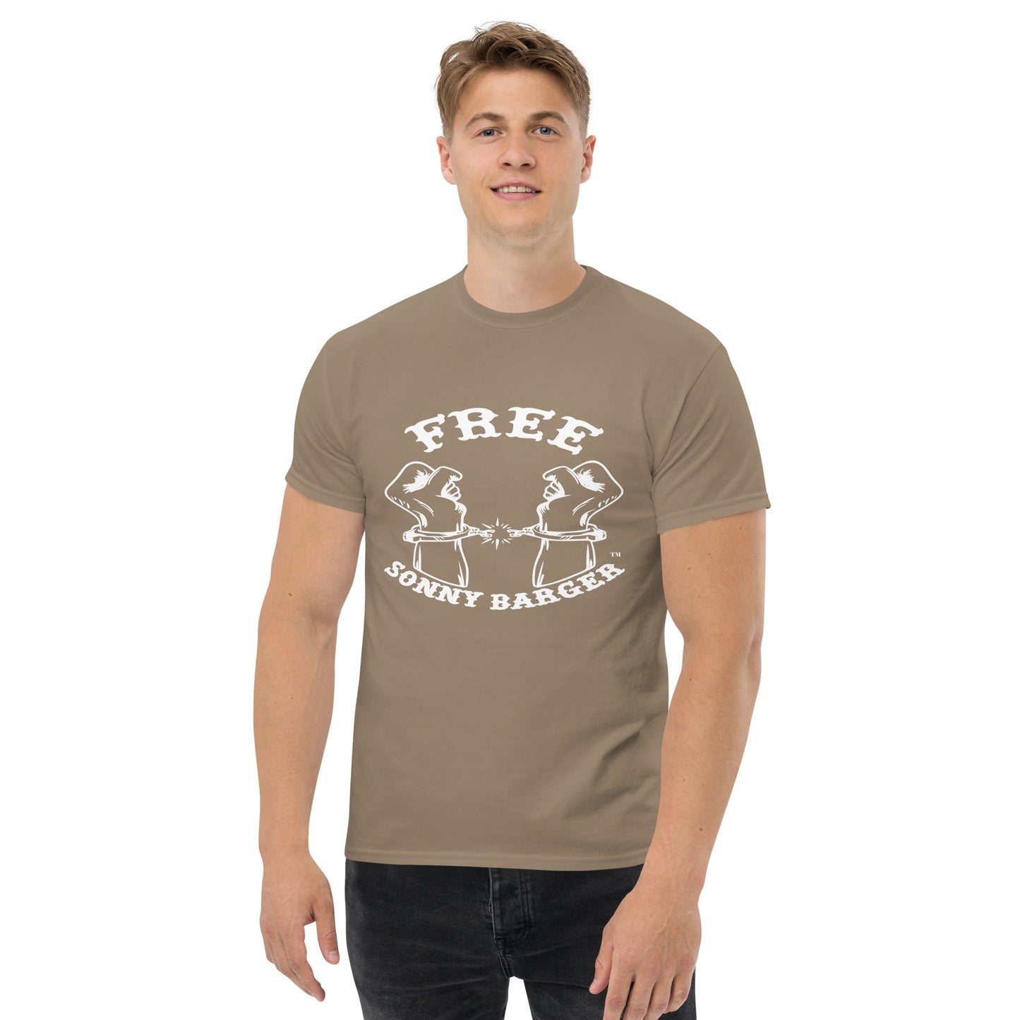 Free Sonny Barger/Never Thought Freedom was Cheap-Men's classic tee ®