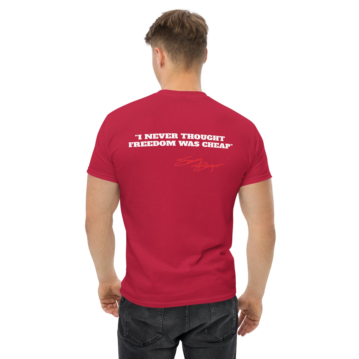 Free Sonny Barger/Never Thought Freedom was Cheap-Men's classic tee ®