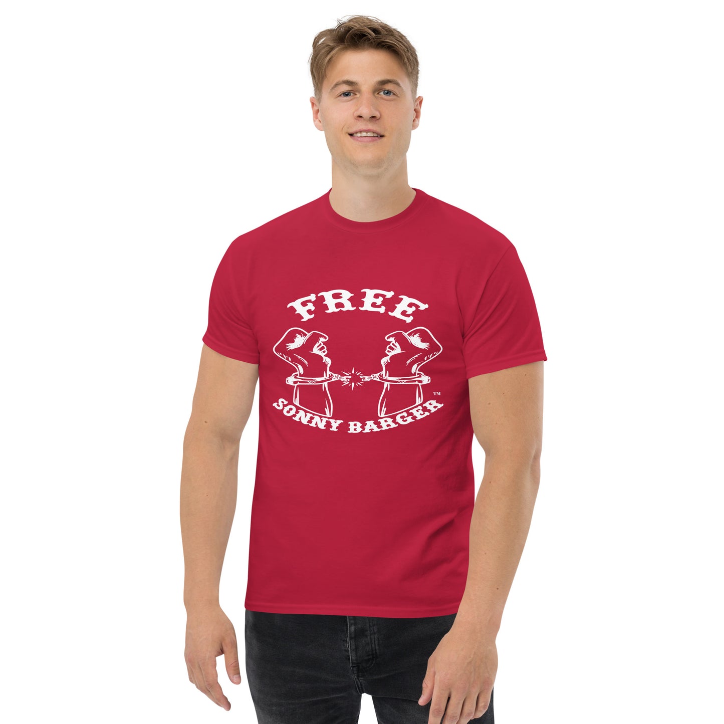Free Sonny Barger/Never Thought Freedom was Cheap-Men's classic tee ®