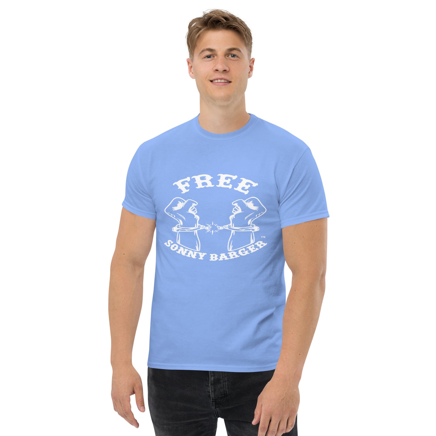 Free Sonny Barger/Never Thought Freedom was Cheap-Men's classic tee ®