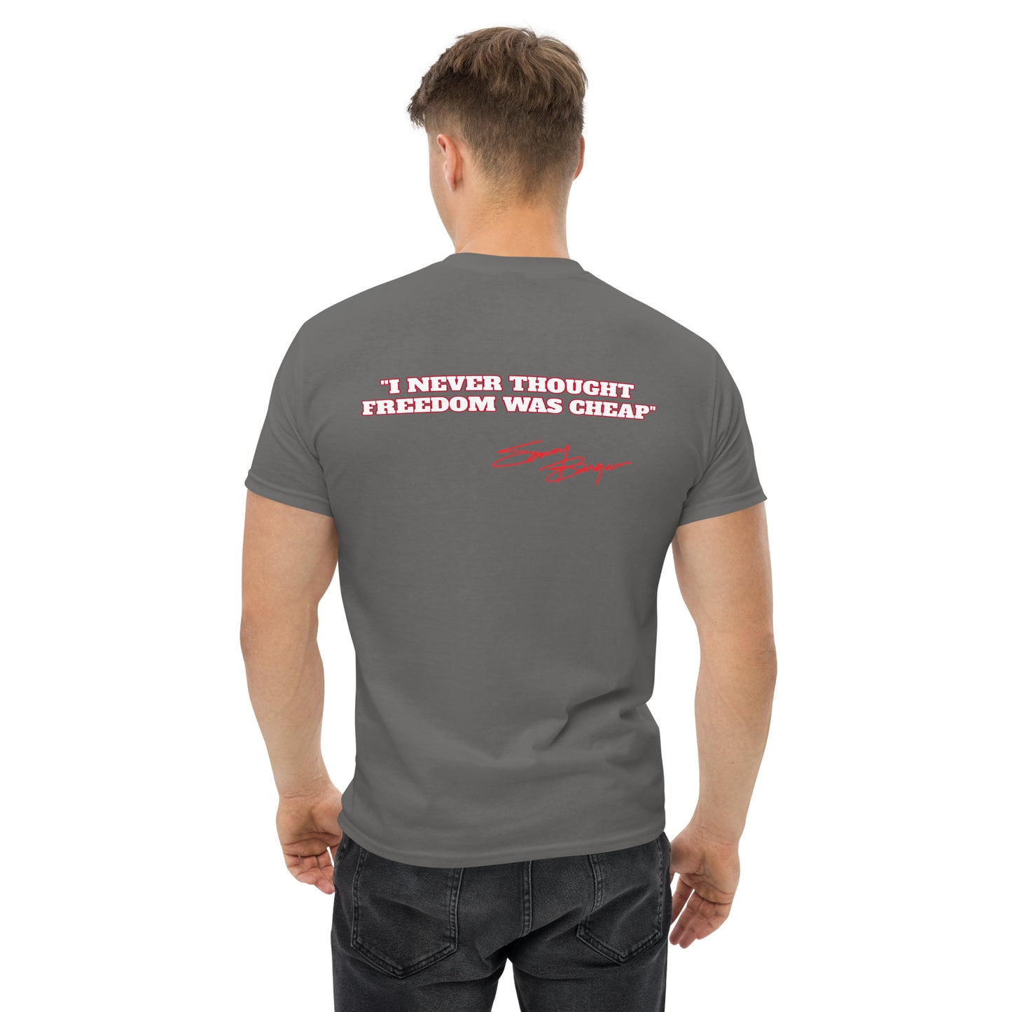 Free Sonny Barger/Never Thought Freedom was Cheap-Men's classic tee ®