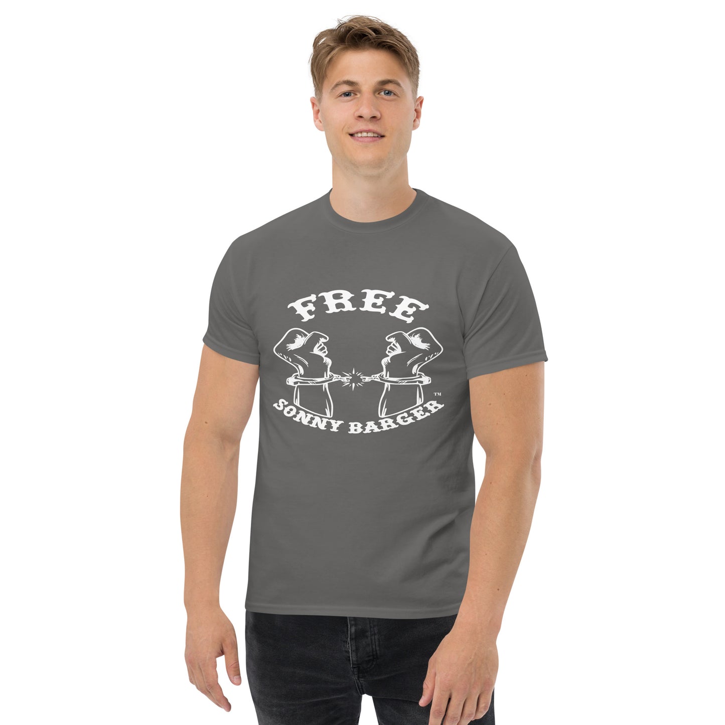 Free Sonny Barger/Never Thought Freedom was Cheap-Men's classic tee ®