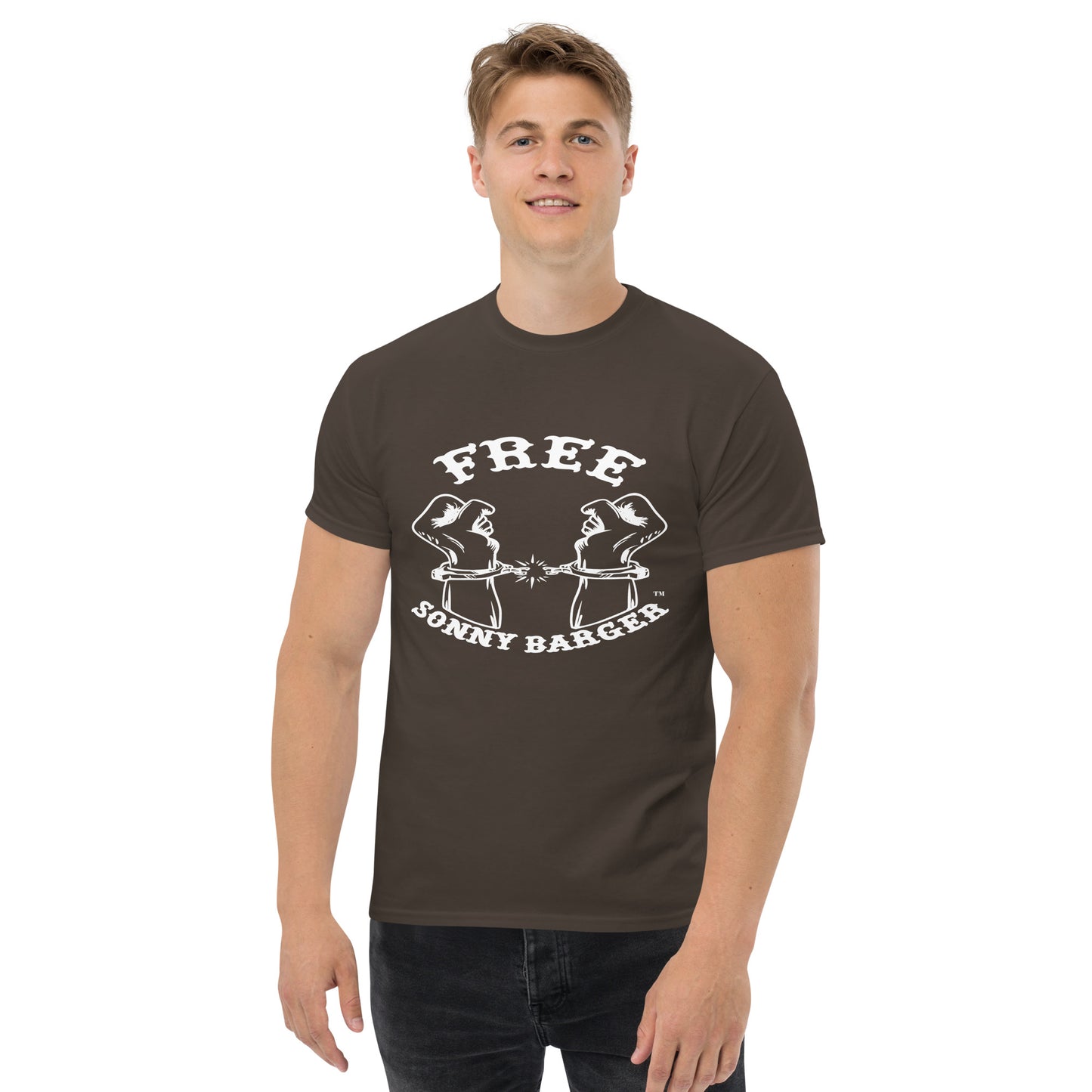 Free Sonny Barger/Never Thought Freedom was Cheap-Men's classic tee ®