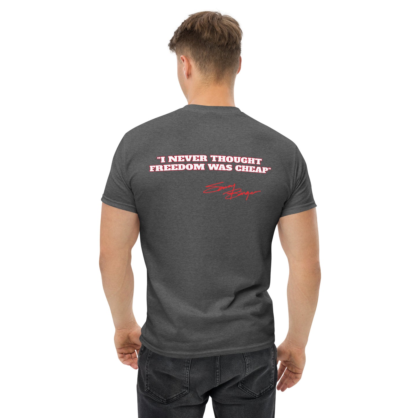 Free Sonny Barger/Never Thought Freedom was Cheap-Men's classic tee ®