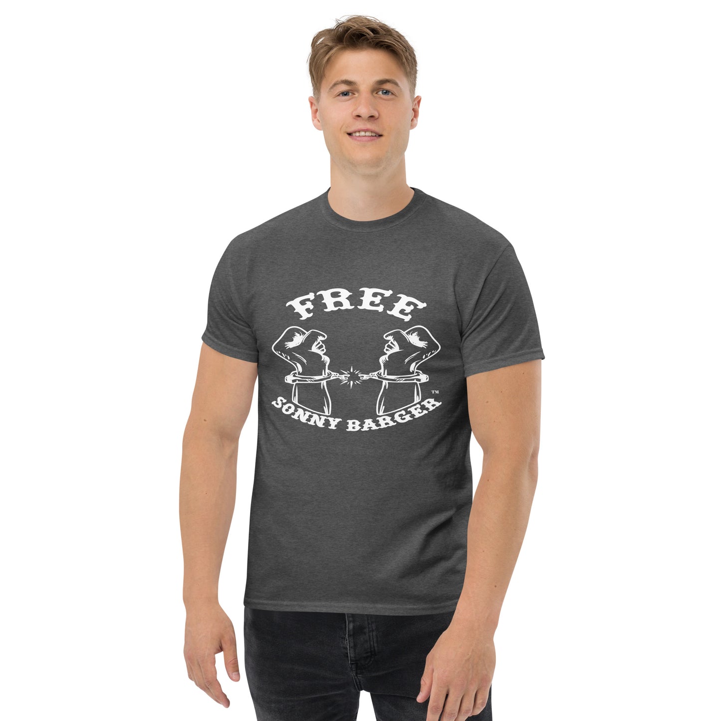 Free Sonny Barger/Never Thought Freedom was Cheap-Men's classic tee ®