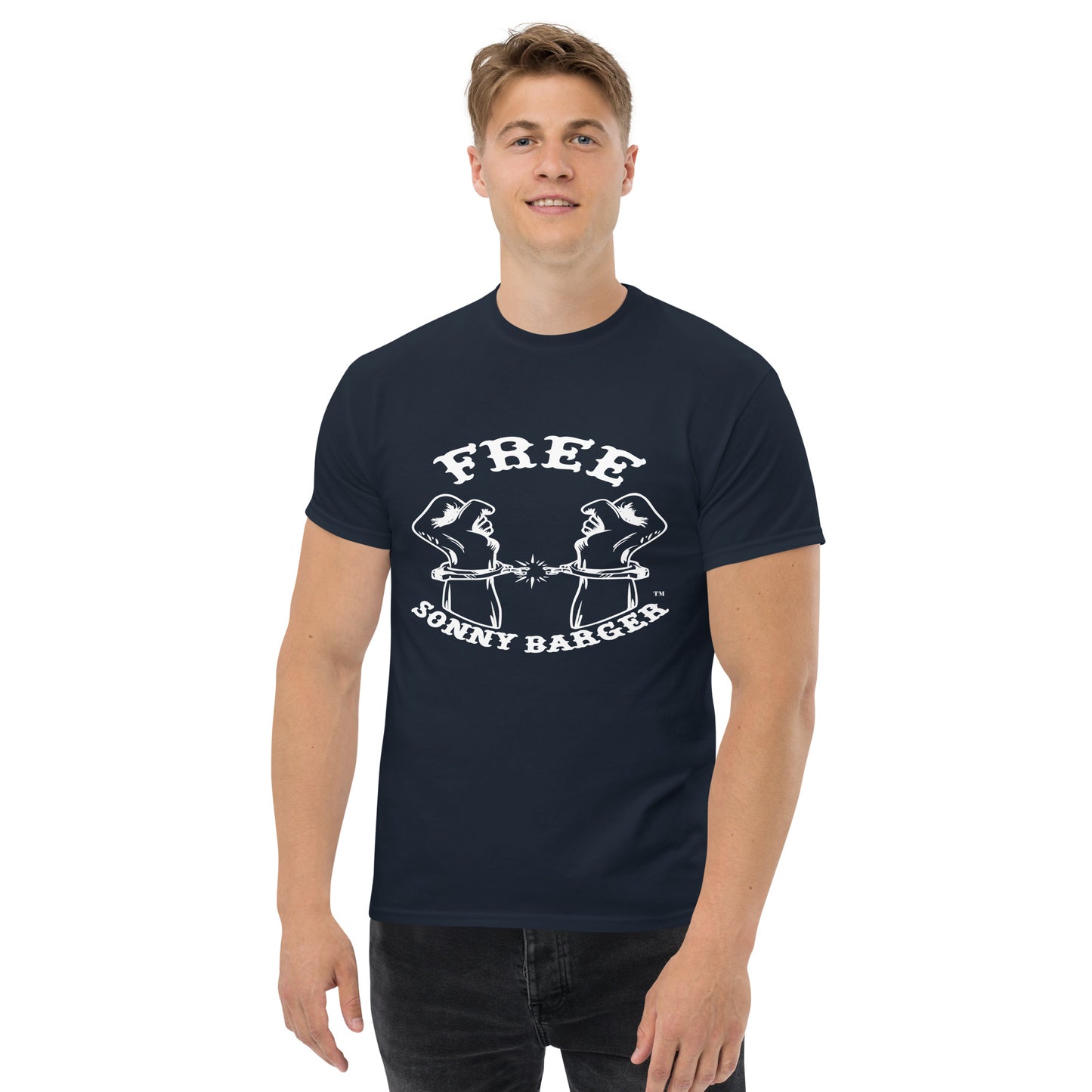 Free Sonny Barger/Never Thought Freedom was Cheap-Men's classic tee ®