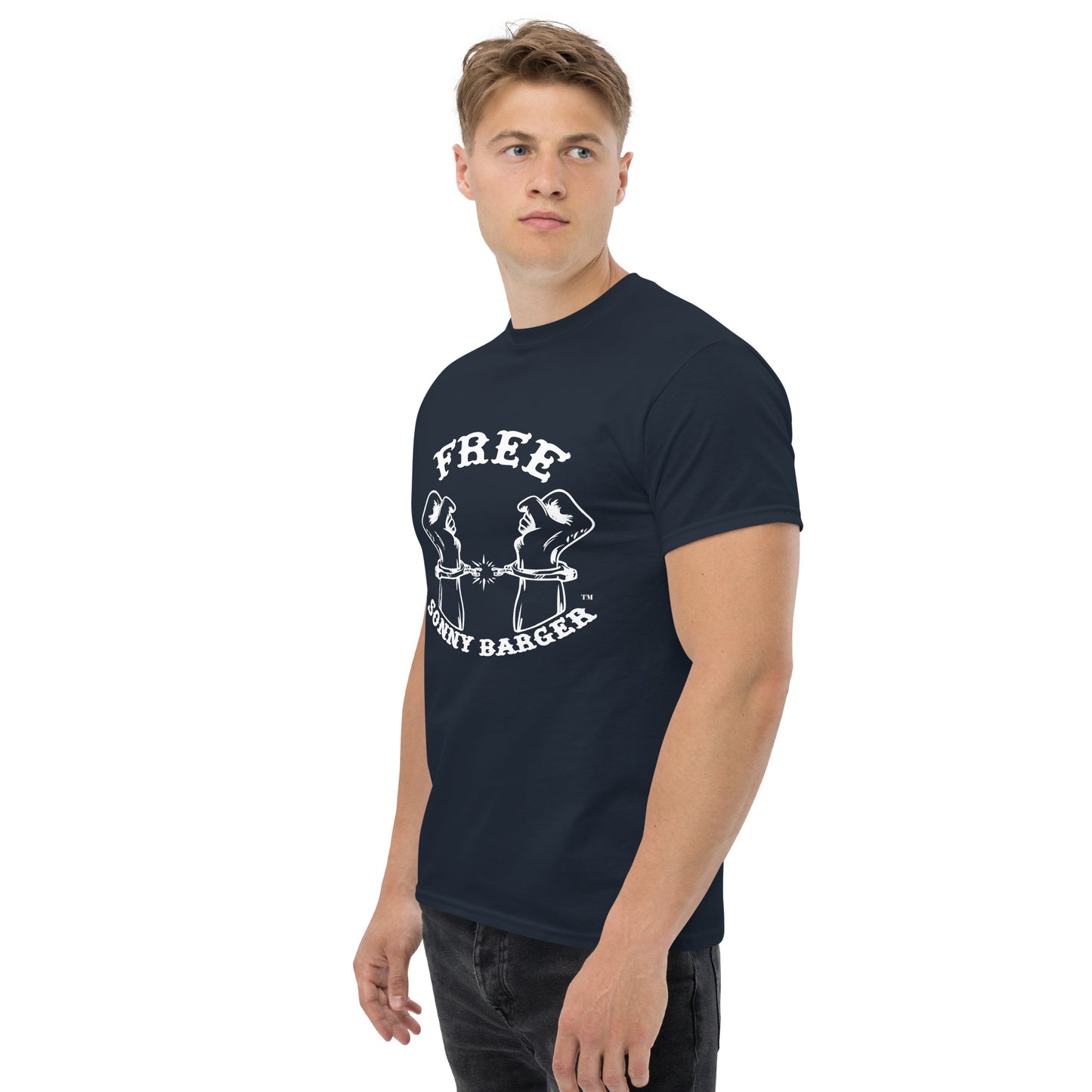 Free Sonny Barger/Never Thought Freedom was Cheap-Men's classic tee ®