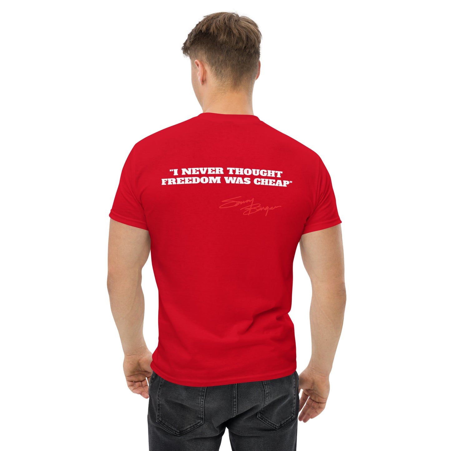 Free Sonny Barger/Never Thought Freedom was Cheap-Men's classic tee ®