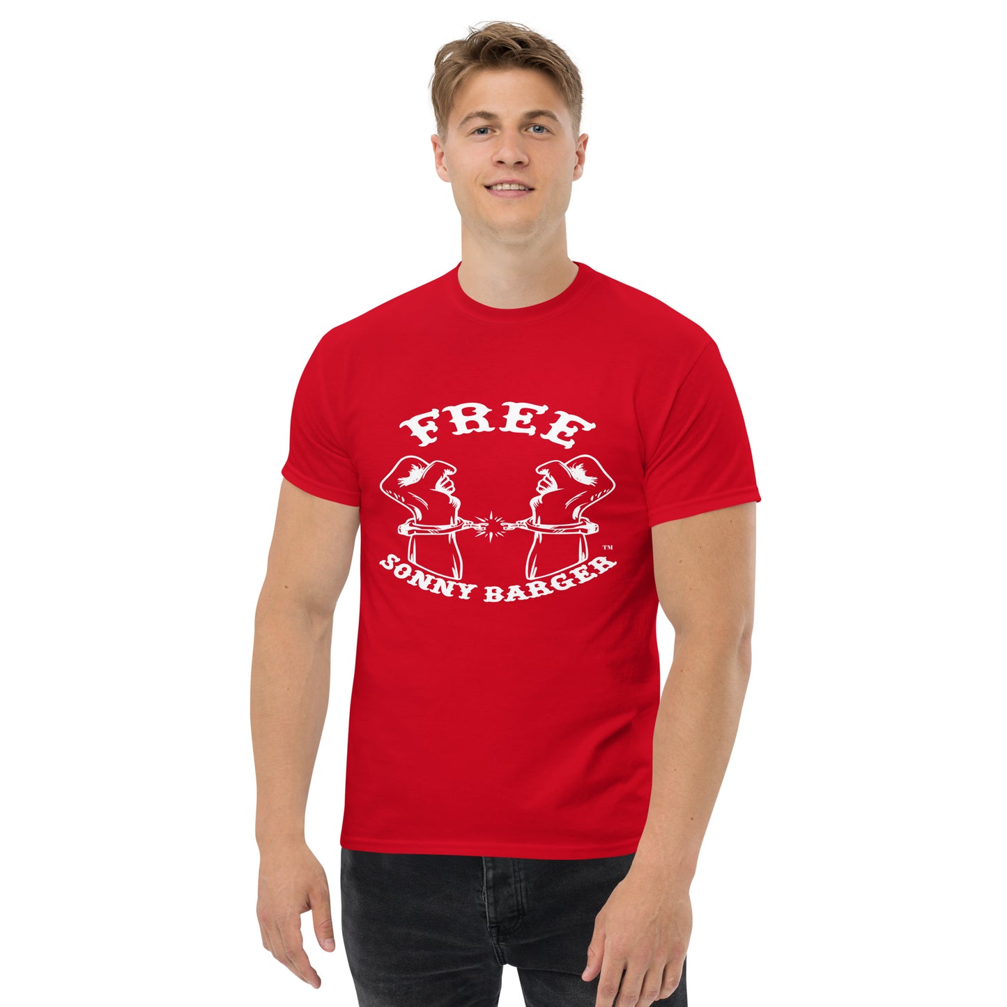 Free Sonny Barger/Never Thought Freedom was Cheap-Men's classic tee ®