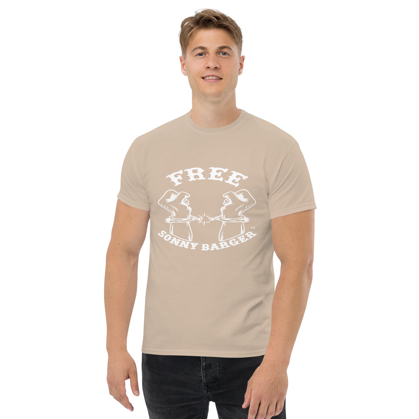 Free Sonny Barger/Never Thought Freedom was Cheap-Men's classic tee ®