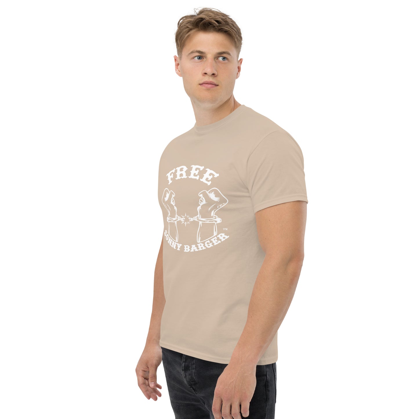 Free Sonny Barger/Never Thought Freedom was Cheap-Men's classic tee ®