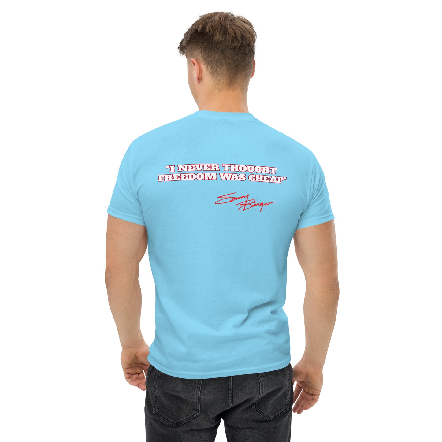 Free Sonny Barger/Never Thought Freedom was Cheap-Men's classic tee ®