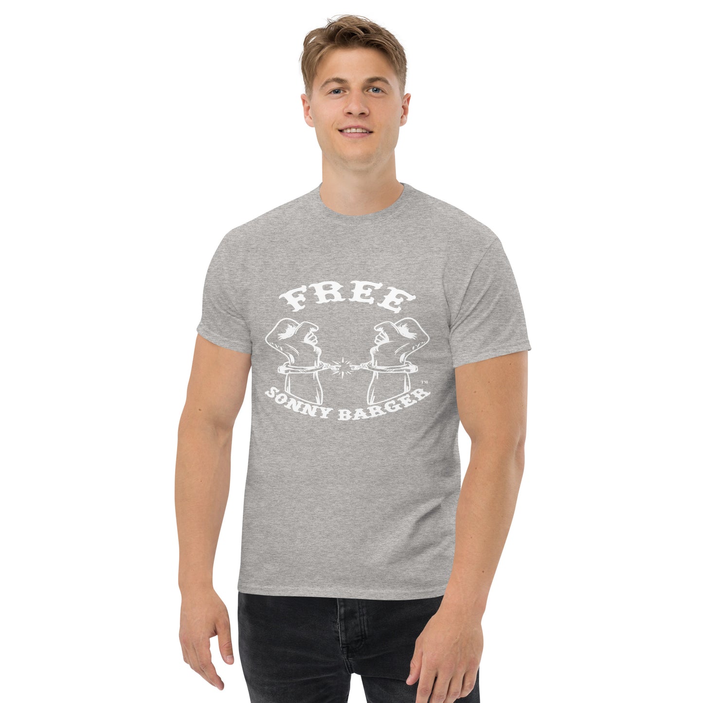 Free Sonny Barger/Never Thought Freedom was Cheap-Men's classic tee ®