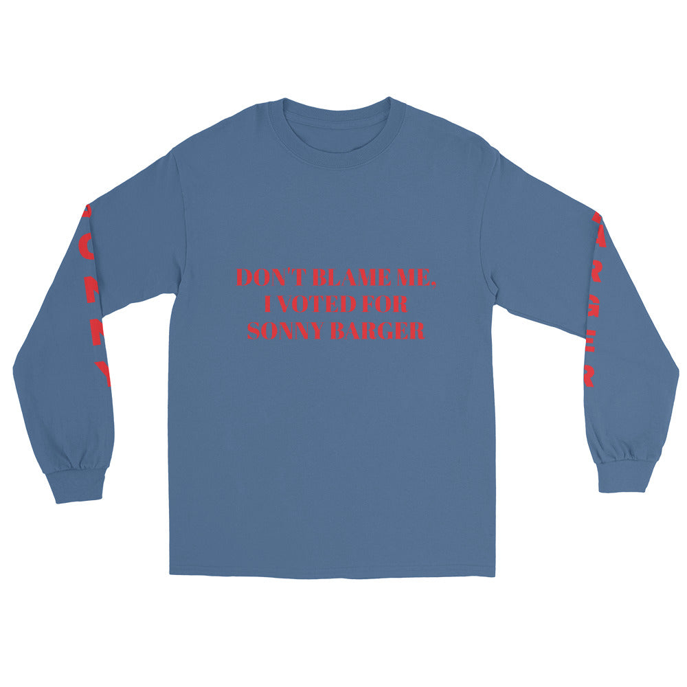 Sonny Barger "Don't Blame Me" Men’s Long Sleeve Shirt