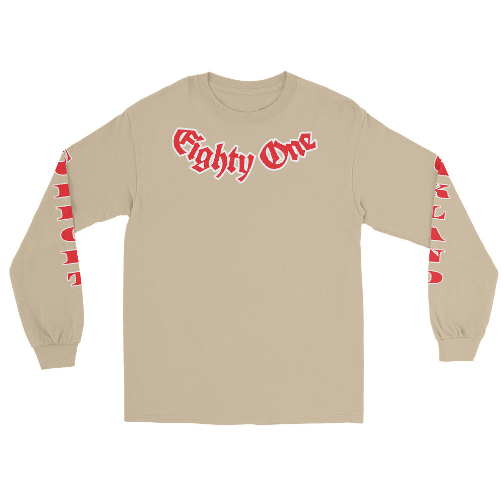 Support Eighty One Oakland -Men’s Long Sleeve Shirt