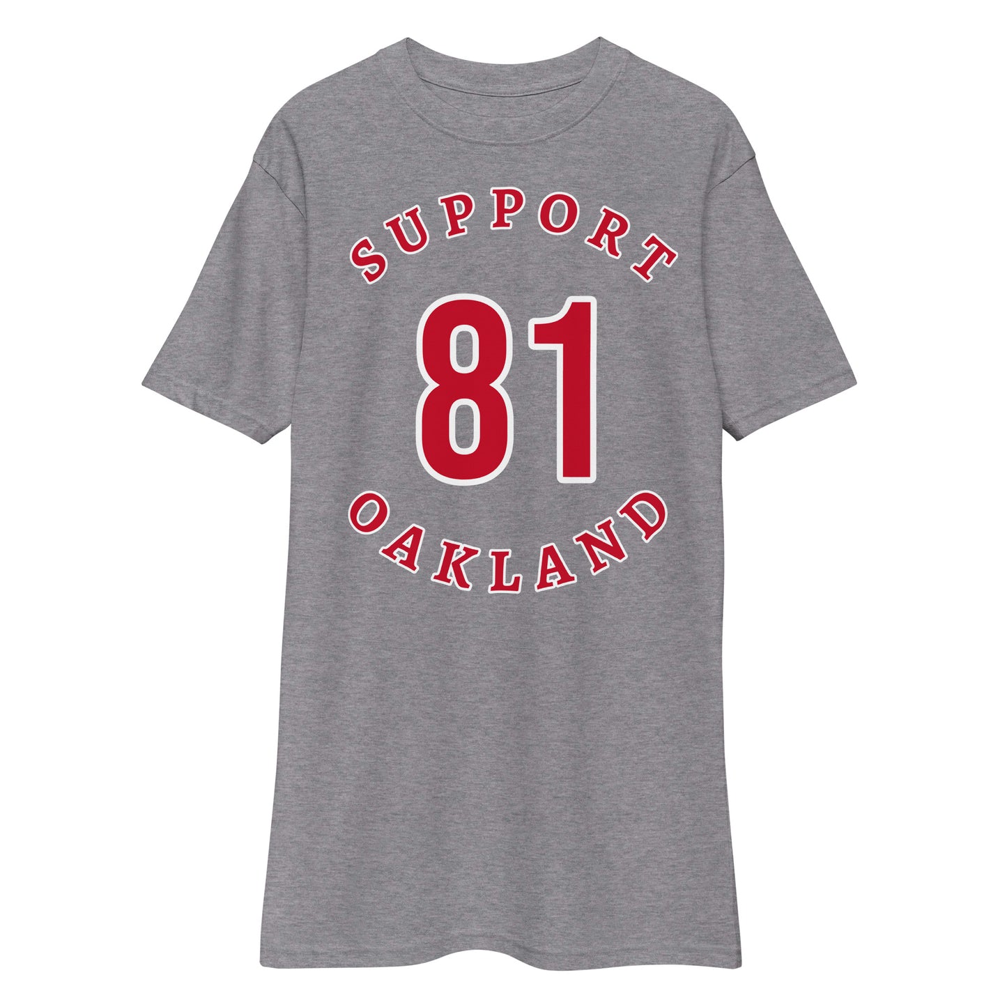 Support 81 Oakland -Men’s premium heavyweight tee