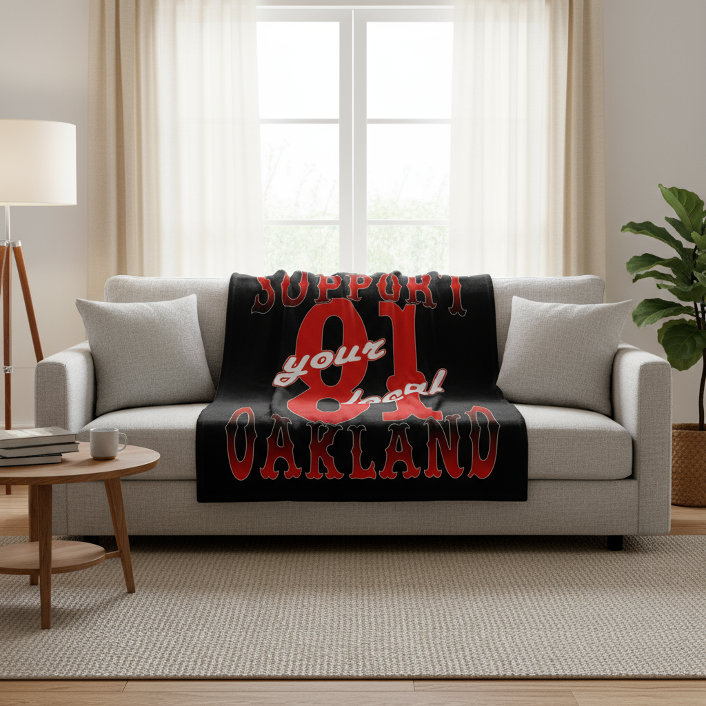 Support Oakland-Throw Blanket