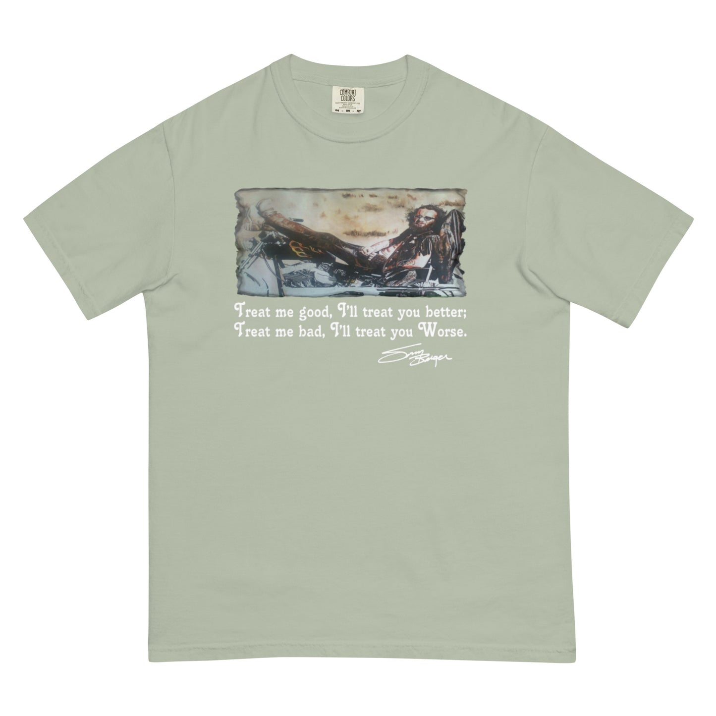 SONNY'S TREAT ME GOOD-Heavyweight t-shirt