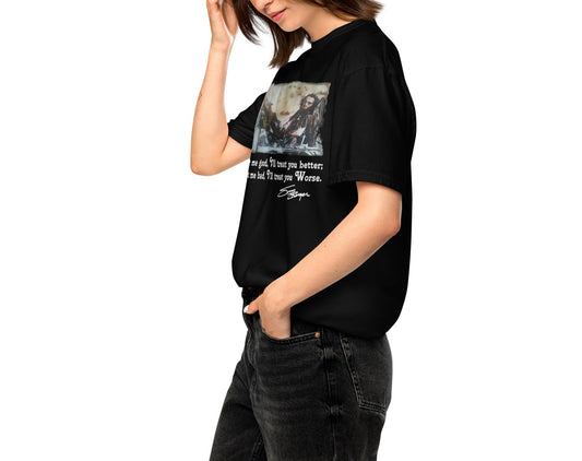 SONNY'S TREAT ME GOOD-Heavyweight t-shirt