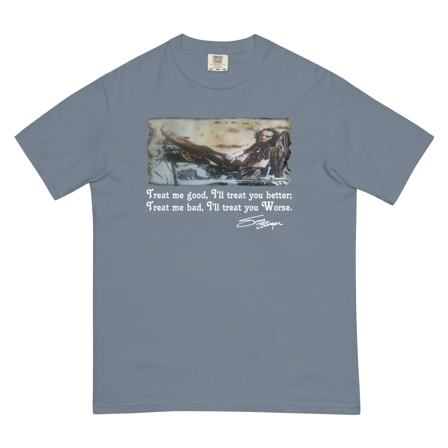 SONNY'S TREAT ME GOOD-Heavyweight t-shirt