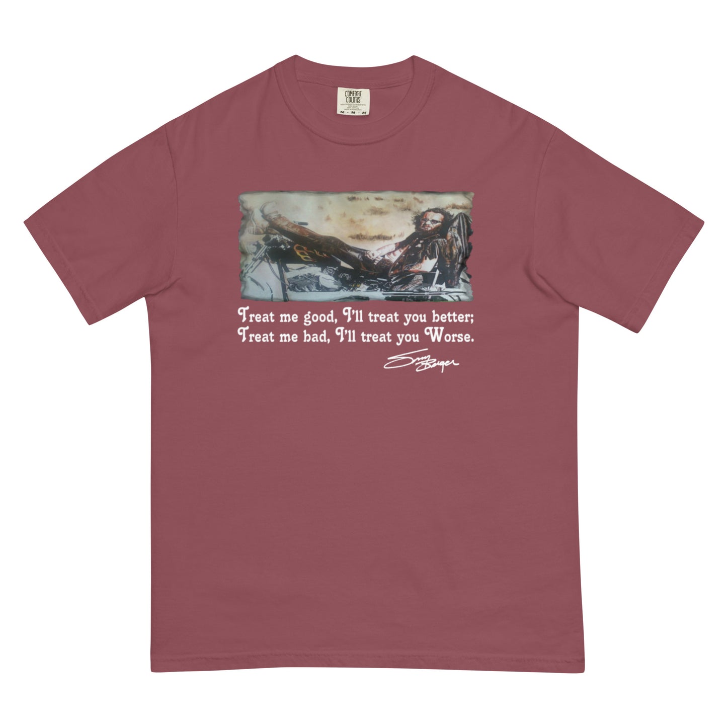 SONNY'S TREAT ME GOOD-Heavyweight t-shirt