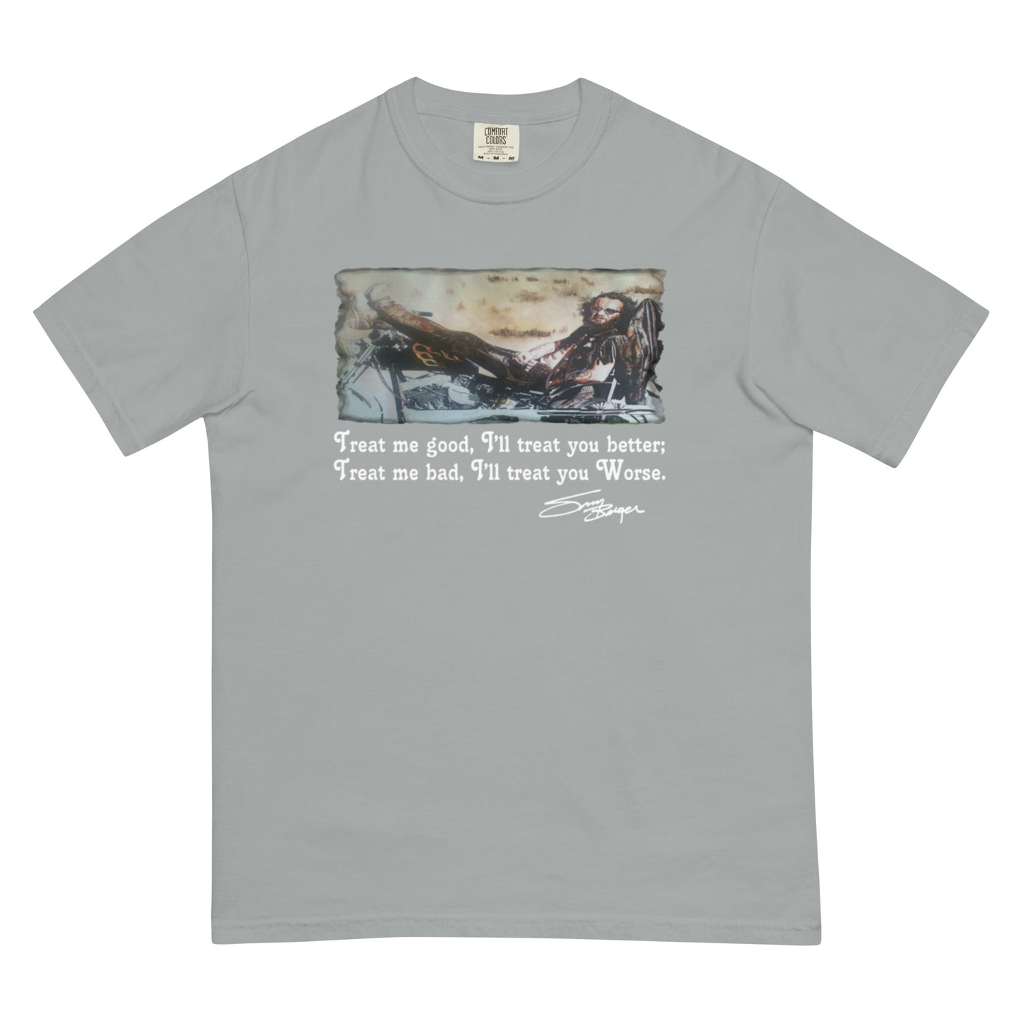 SONNY'S TREAT ME GOOD-Heavyweight t-shirt