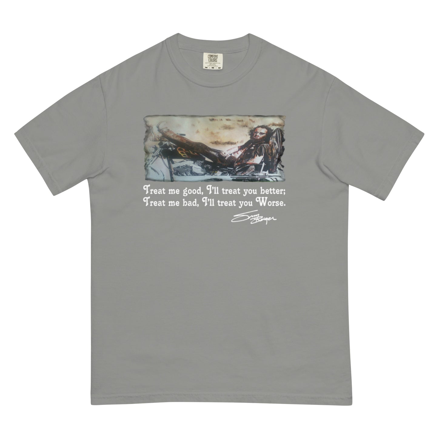 SONNY'S TREAT ME GOOD-Heavyweight t-shirt
