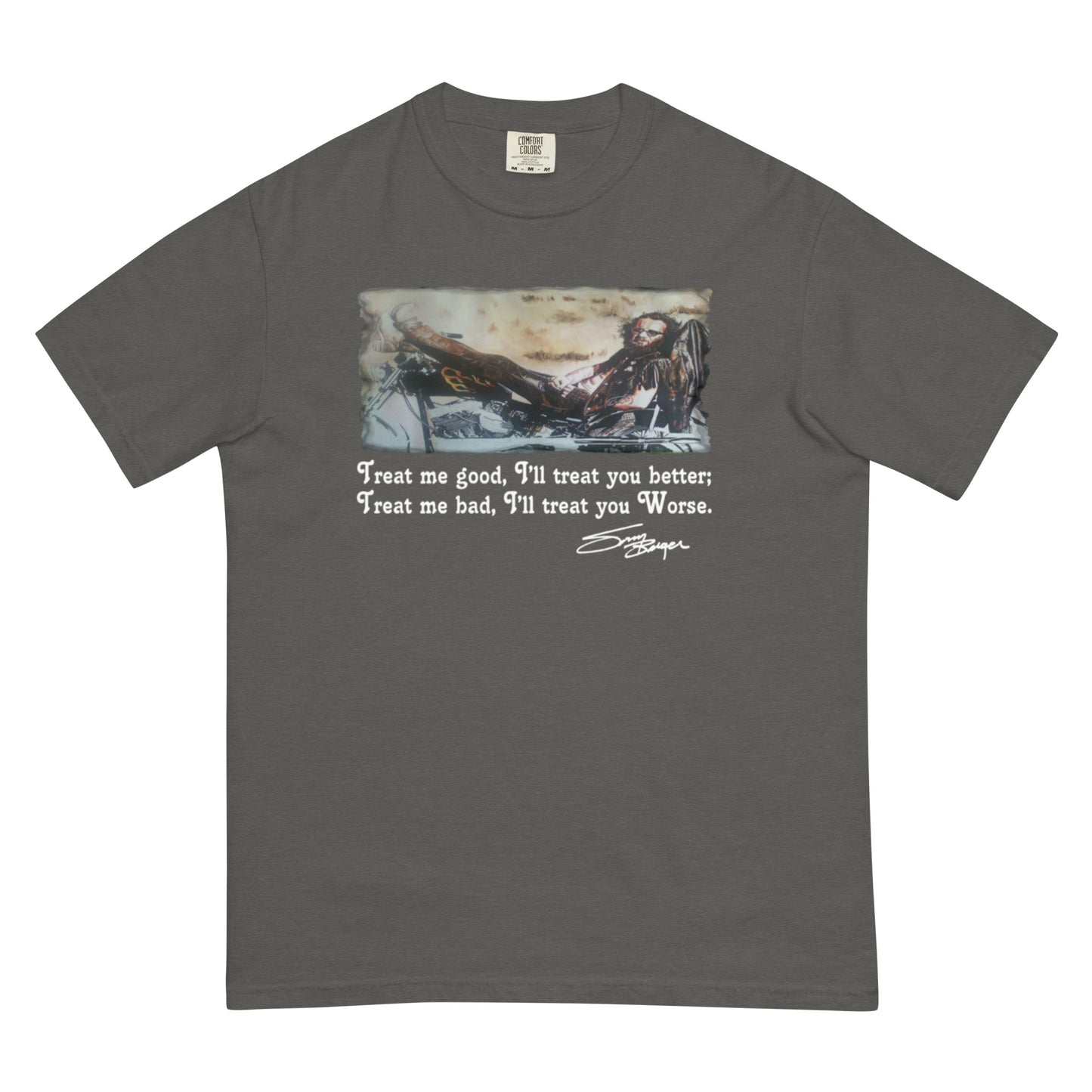 SONNY'S TREAT ME GOOD-Heavyweight t-shirt