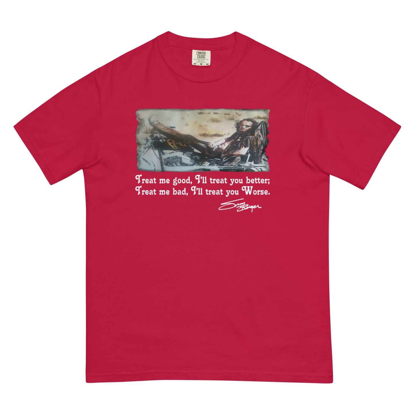 SONNY'S TREAT ME GOOD-Heavyweight t-shirt