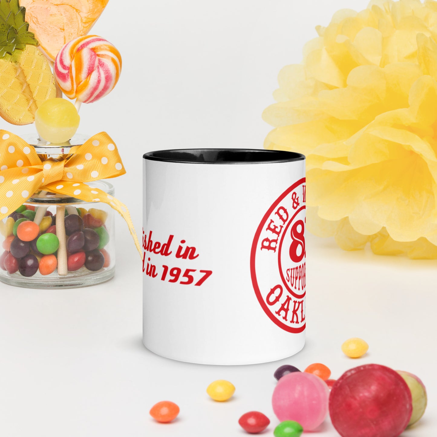 Support Oakland-Mug with Color Inside