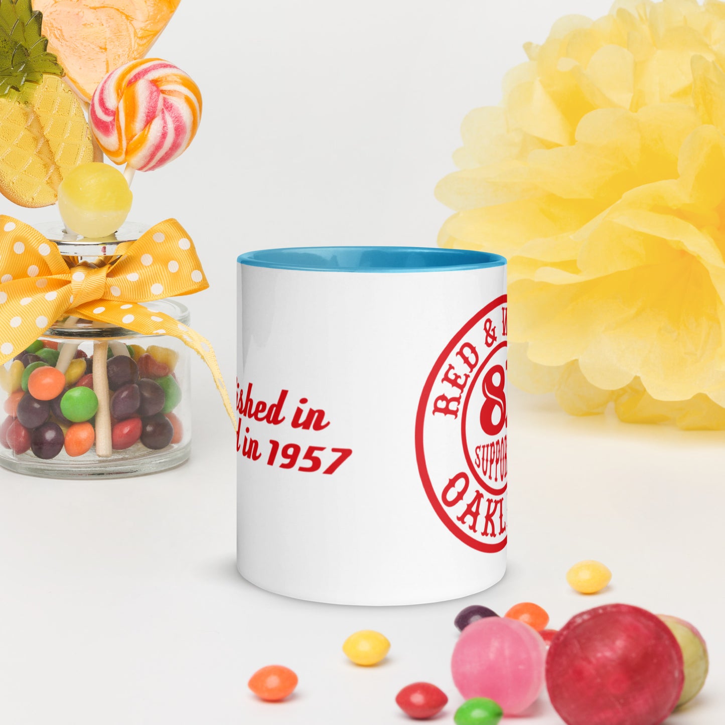 Support Oakland-Mug with Color Inside