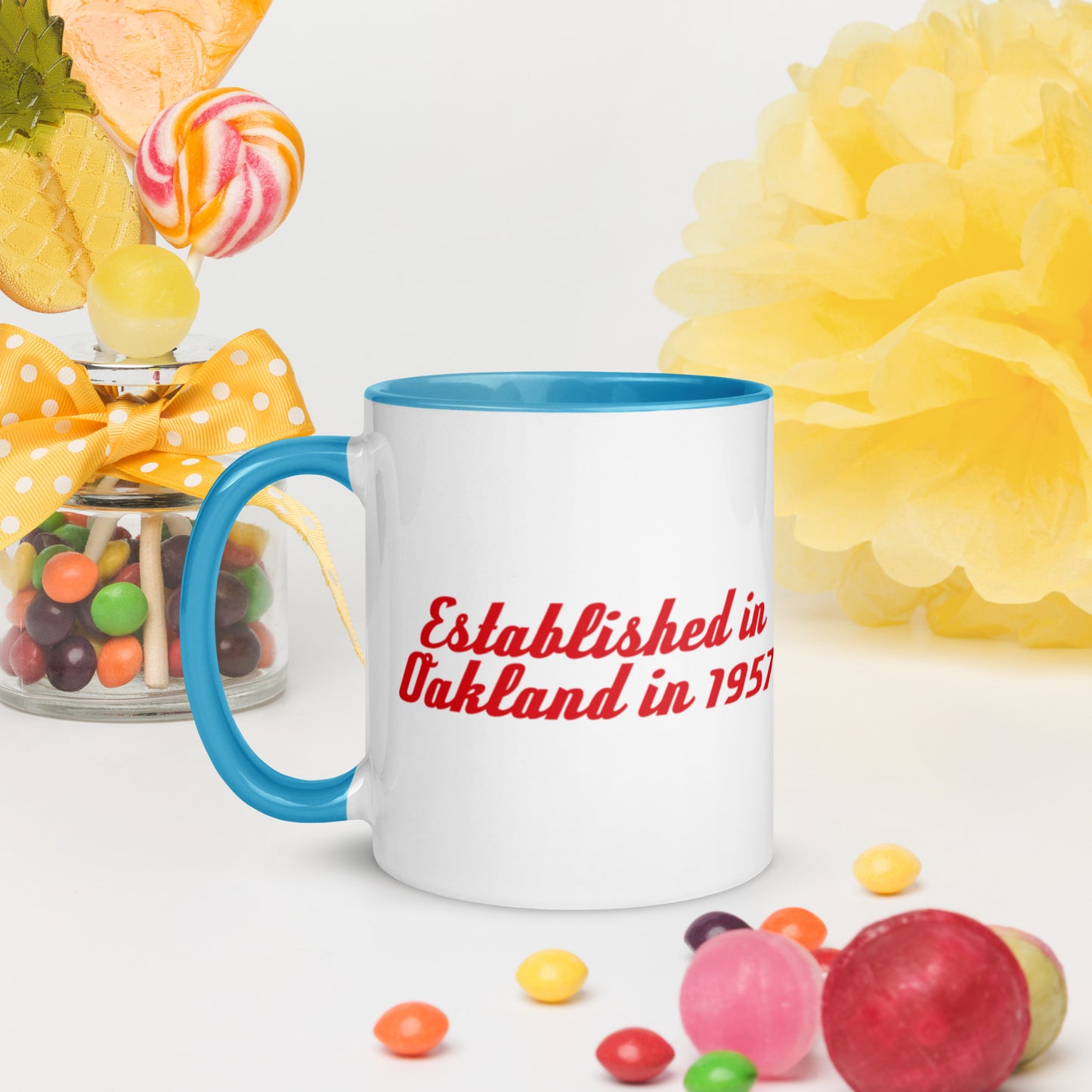 Support Oakland-Mug with Color Inside