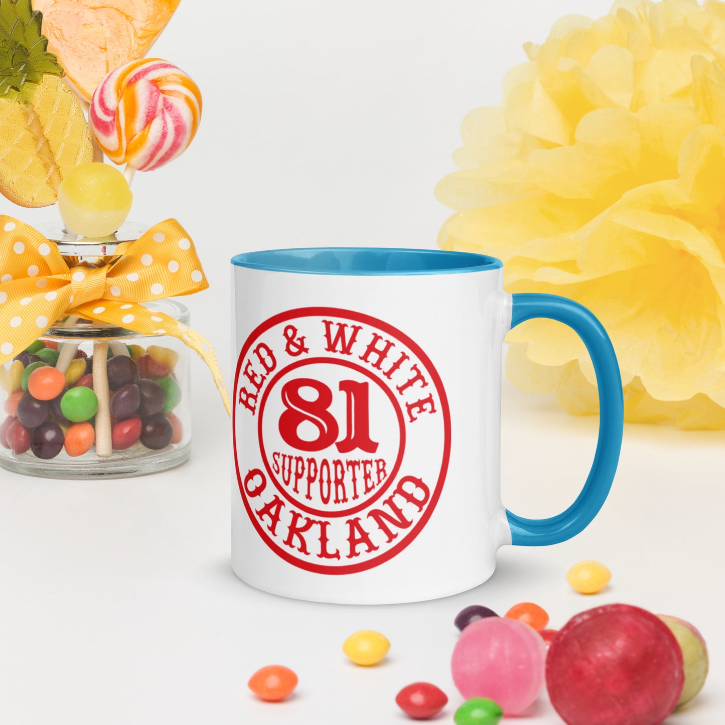 Support Oakland-Mug with Color Inside