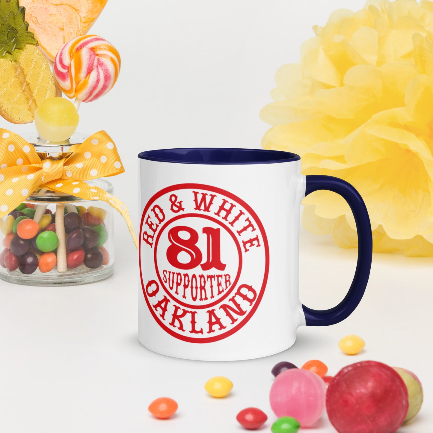 Support Oakland-Mug with Color Inside