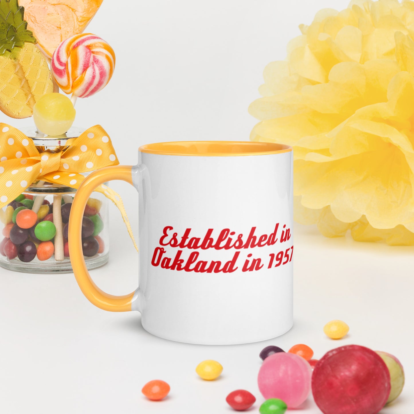 Support Oakland-Mug with Color Inside