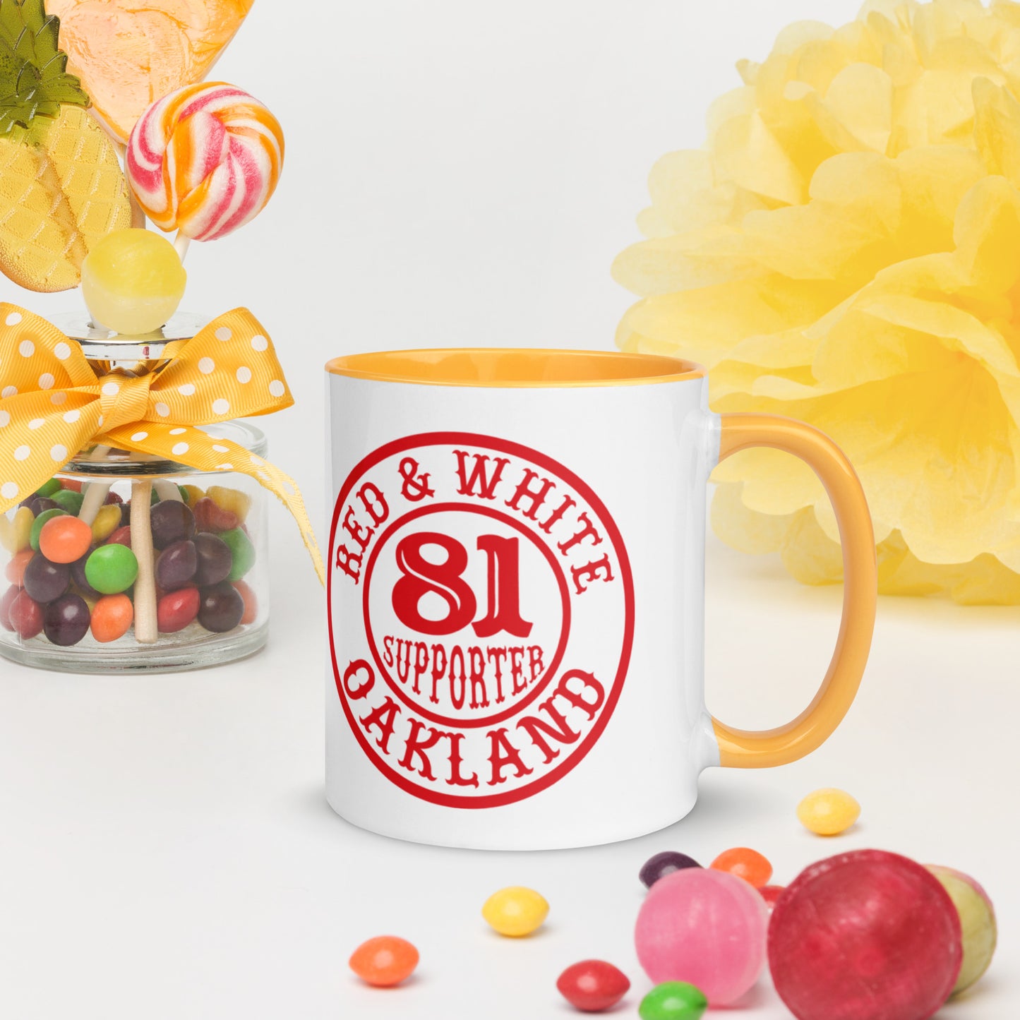 Support Oakland-Mug with Color Inside