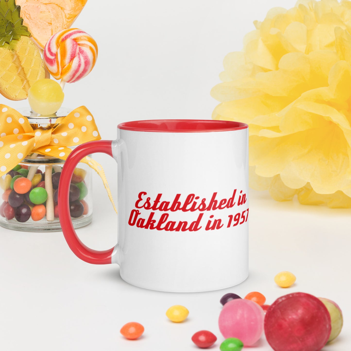 Support Oakland-Mug with Color Inside
