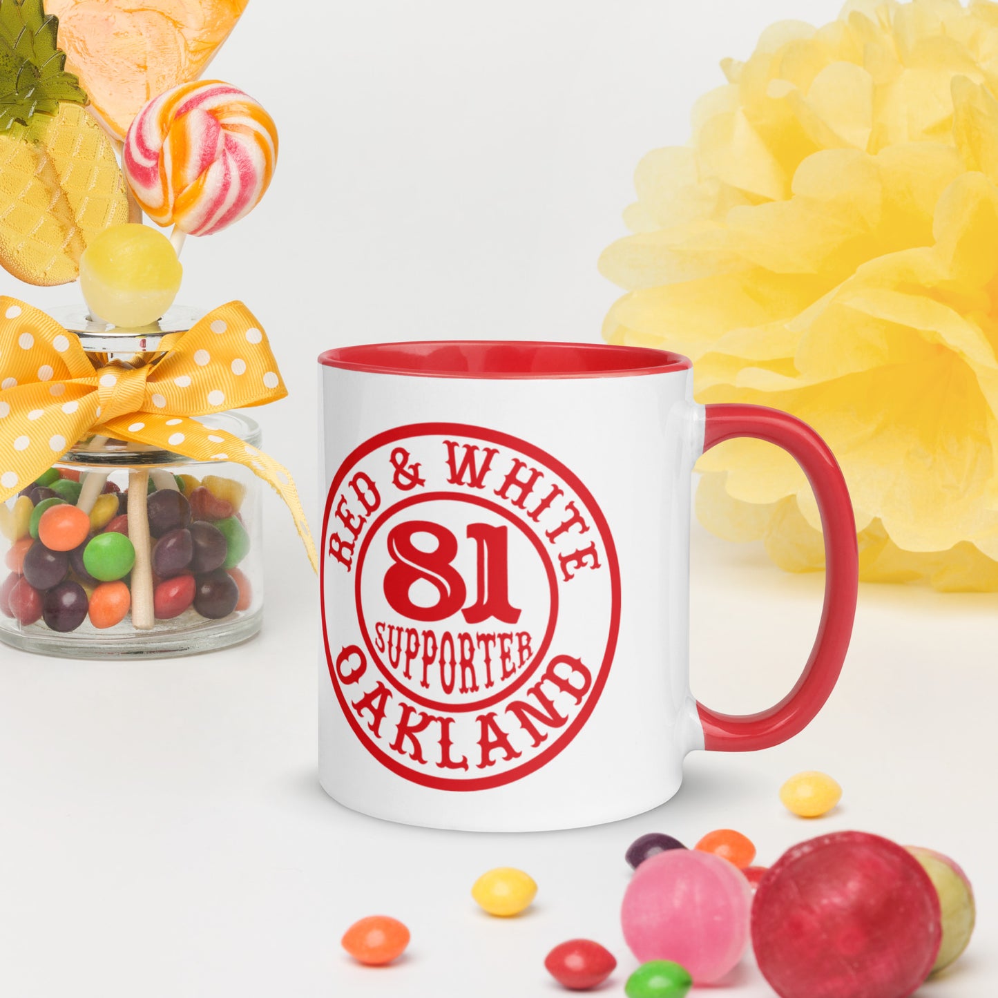 Support Oakland-Mug with Color Inside