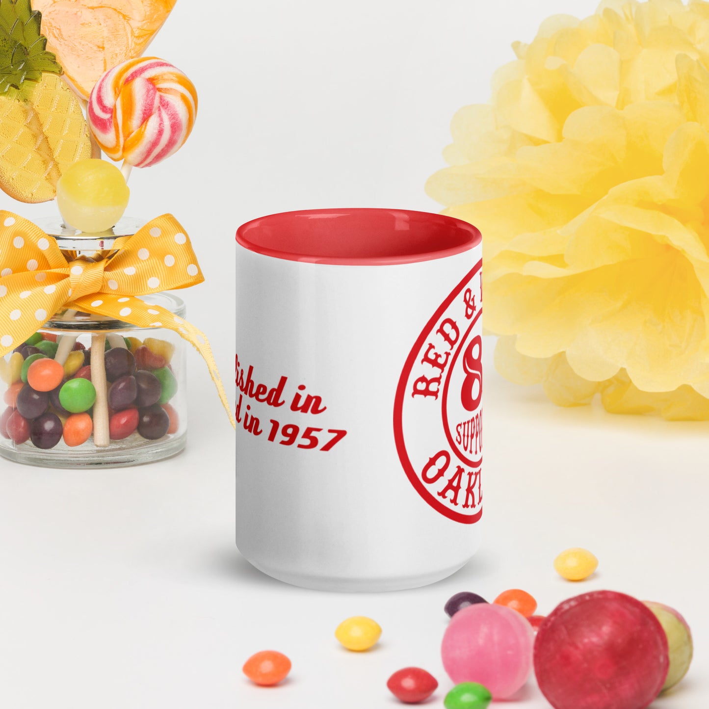Support Oakland-Mug with Color Inside