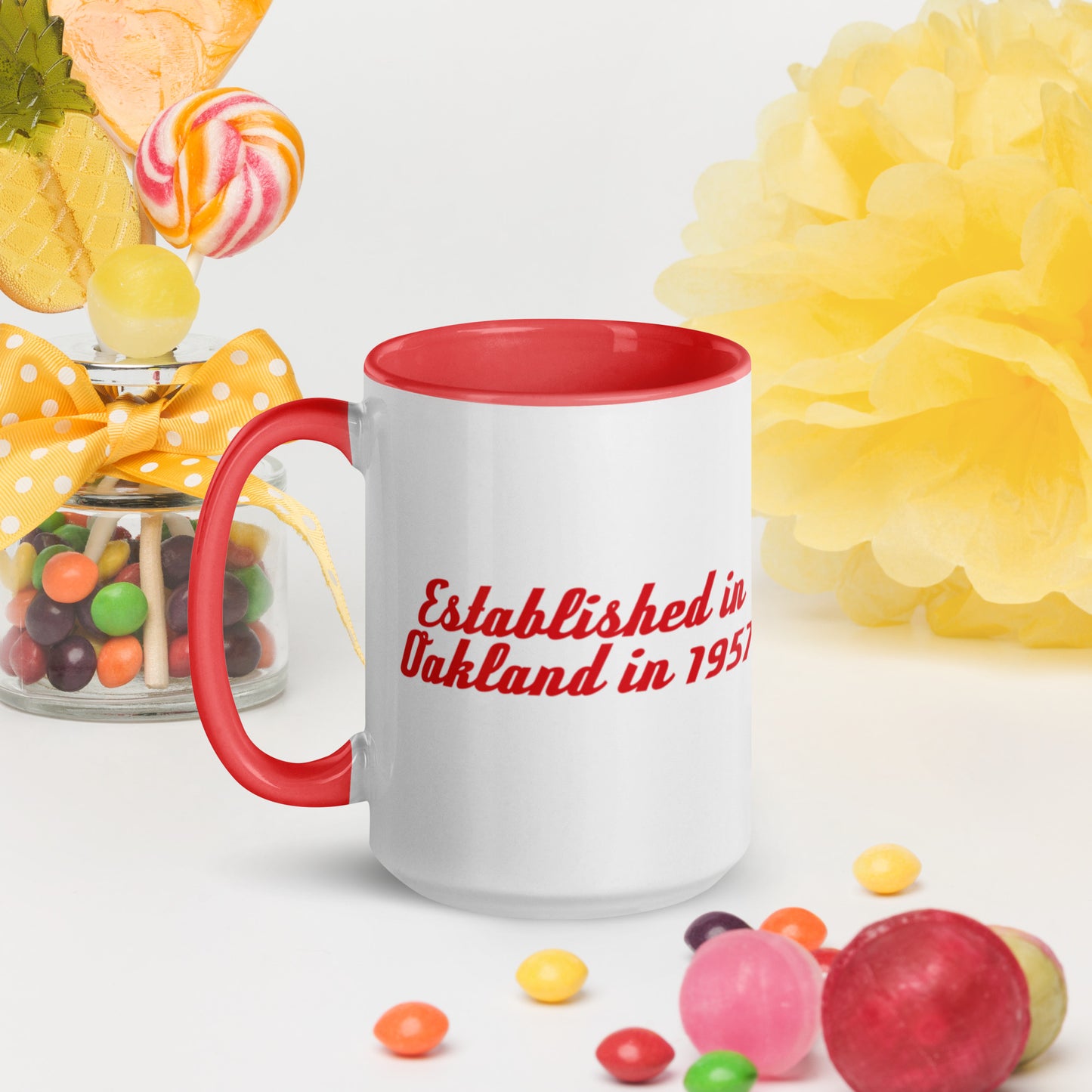 Support Oakland-Mug with Color Inside