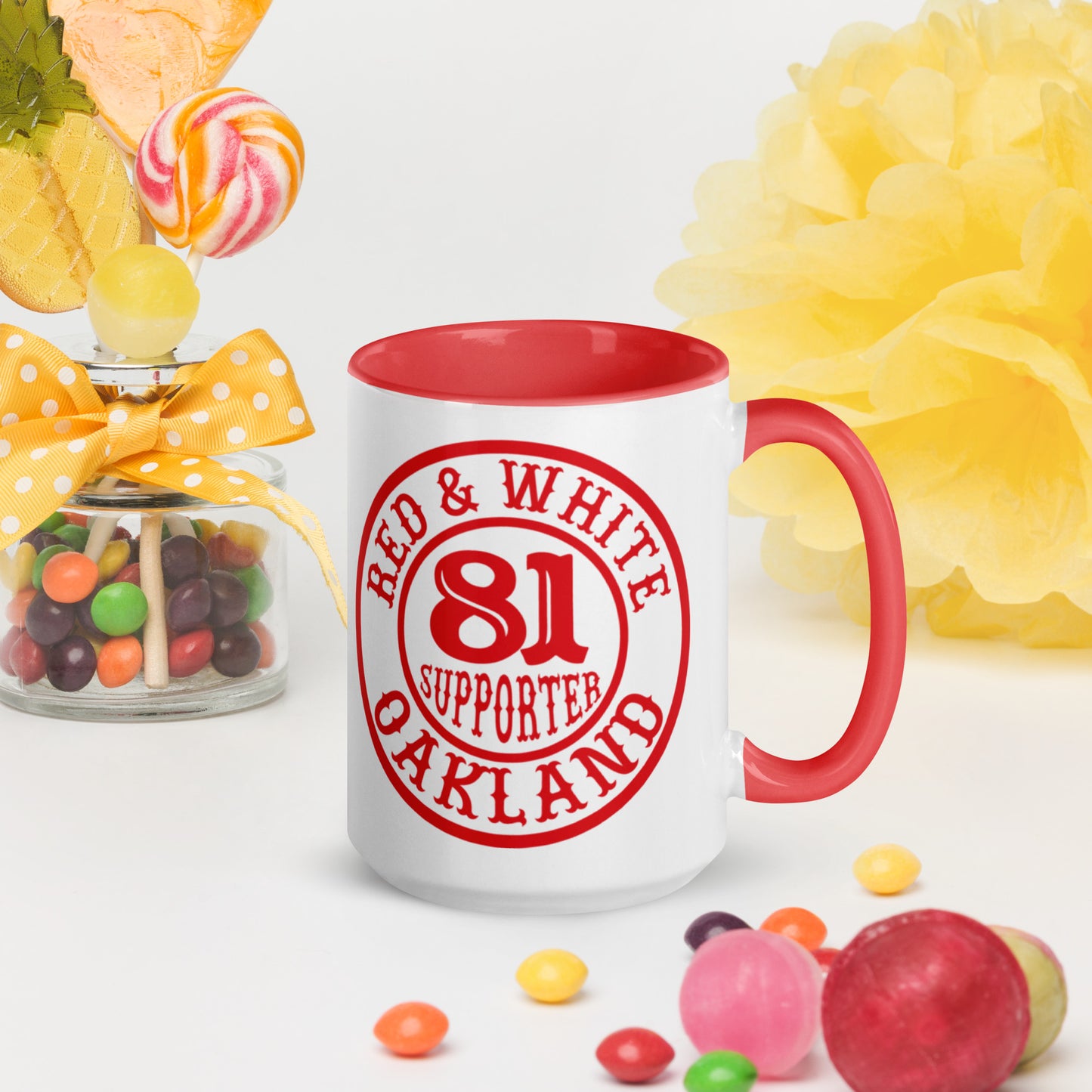 Support Oakland-Mug with Color Inside