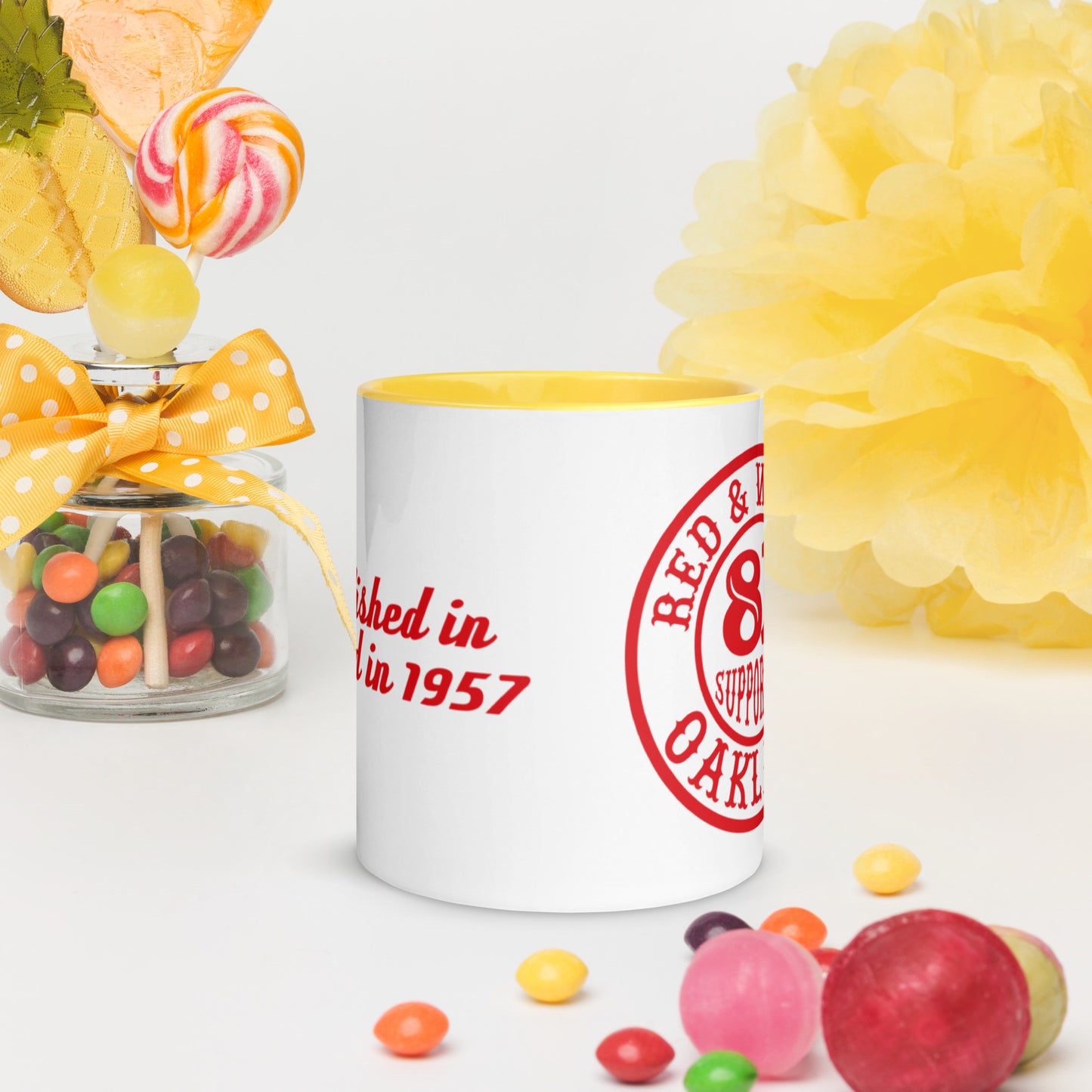 Support Oakland-Mug with Color Inside