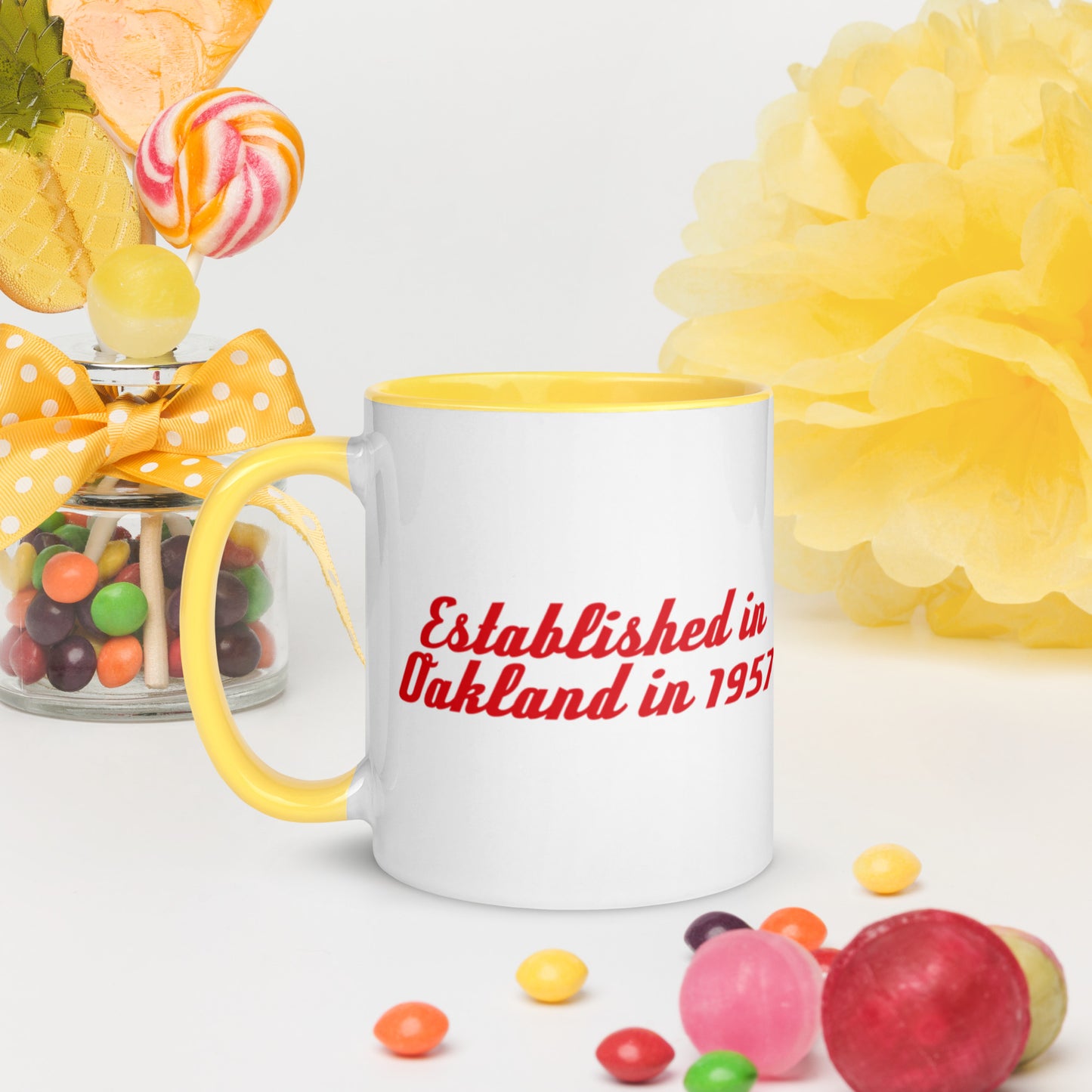 Support Oakland-Mug with Color Inside