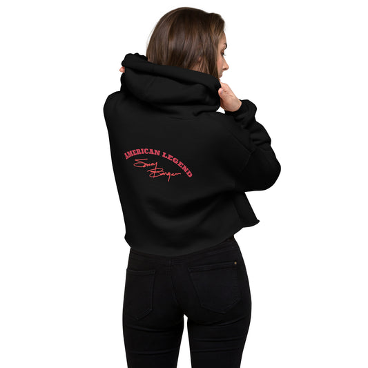 Gone But Not Forgotten Sonny Barger-Crop Hoodie
